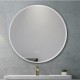 Cork Lighting-MIR46780/SIL - Fabro - Circular Silver LED Mirror - Defogging Function 80 cm