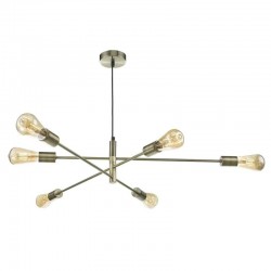 Venus - Antique Brass 6 Light Centre Fitting Venus - Antique Brass 6 Light Centre Fitting
