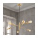 Cork Lighting-PF1966/6SB - Venus - Satin Brass 6 Light Centre Fitting
