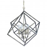 Kinsale - Antique Brass 4 Light Geometric Cube Pendant Kinsale - Antique Brass 4 Light Geometric Cube Pendant