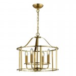 Adare - Matt Brass 4 Light Lantern Pendant Adare - Matt Brass 4 Light Lantern Pendant