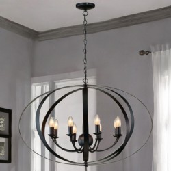 Salito - Matt Black 8 Light Centre Fitting Salito - Matt Black 8 Light Centre Fitting