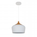 Matera - Sand White & Wood Pendant Matera - Sand White & Wood Pendant