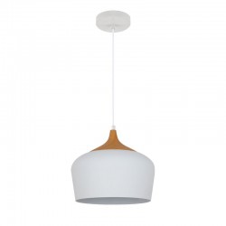 Matera - Sand White & Wood Pendant Matera - Sand White & Wood Pendant