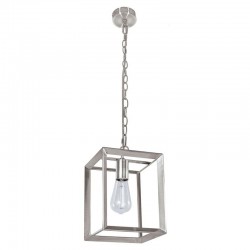 Galley - Satin Nickel Metal Cage Pendant