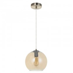 Globe - Antique Brass Pendant with Amber Glass ∅ 25 cm Globe - Antique Brass Pendant with Amber Glass ∅ 25 cm