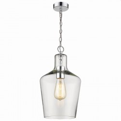 Taylor - Chrome Pendant with Clear Glass Taylor - Chrome Pendant with Clear Glass