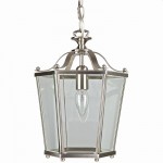 Lanterns - Satin Nickel Lantern Pendant Lanterns - Satin Nickel Lantern Pendant