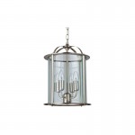 Lanterns - Satin Nickel 4 Light Lantern Pendant Lanterns - Satin Nickel 4 Light Lantern Pendant