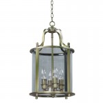 Lanterns - Antique Brass 4 Light Lantern Pendant Lanterns - Antique Brass 4 Light Lantern Pendant