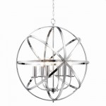 Besca - Chrome 6 Light Spherical Cage Pendant Besca - Chrome 6 Light Spherical Cage Pendant