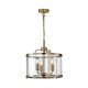Cork Lighting-PL5421/3AB - Zaros - Antique Brass 3 Light Lantern Pendant
