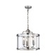 Cork Lighting-PL5421/3PN - Zaros - Polished Nickel 3 Light Lantern Pendant