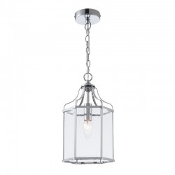 Cambridge - Polished Chrome Lantern Pendant