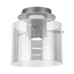 Vintage - Aluminium Flush with Clear Glass Vintage - Aluminium Flush with Clear Glass