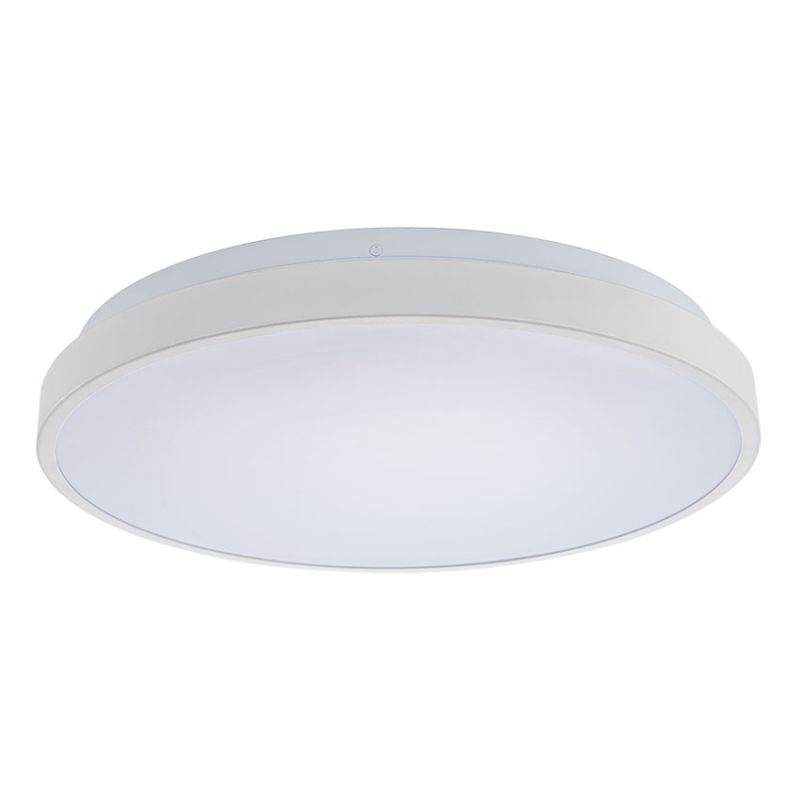 Cork Lighting-SF2033/18WWH - Tulia - White CCT Flush with White Diffuser Ø 33 cm