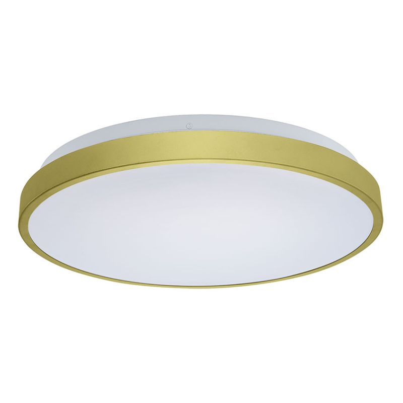 Cork Lighting-SF2033/24GLD - Tulia - Gold LED Flush with White Diffuser Ø 33.5 cm