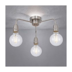 Rion - Satin Nickel 3 Light Semi Flush
