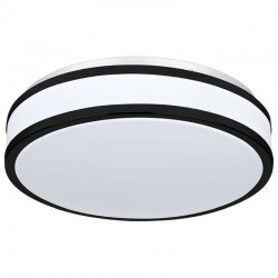 Kobe - Black LED Flush with White Diffuser Ø 34.5 cm Kobe - Black LED Flush with White Diffuser Ø 34.5 cm