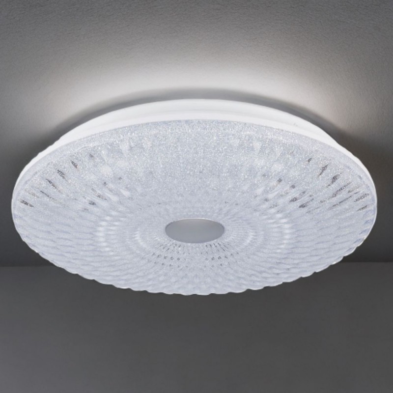 Cork Lighting-SF5404/36W - Lennert - Clear & White CCT Flush with Remote Control IP44