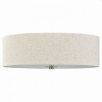 Rouen - Oat 3 Light Flush with White Diffuser Rouen - Oat 3 Light Flush with White Diffuser