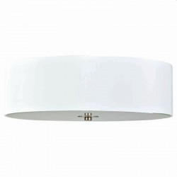 Rouen - White 3 Light Flush with White Diffuser Rouen - White 3 Light Flush with White Diffuser