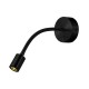 Cork Lighting-SP1218/3WBL - Focus - Black LED Reading Lamp