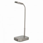 Naru - Satin Nickel LED Desk Lamp Naru - Satin Nickel LED Desk Lamp