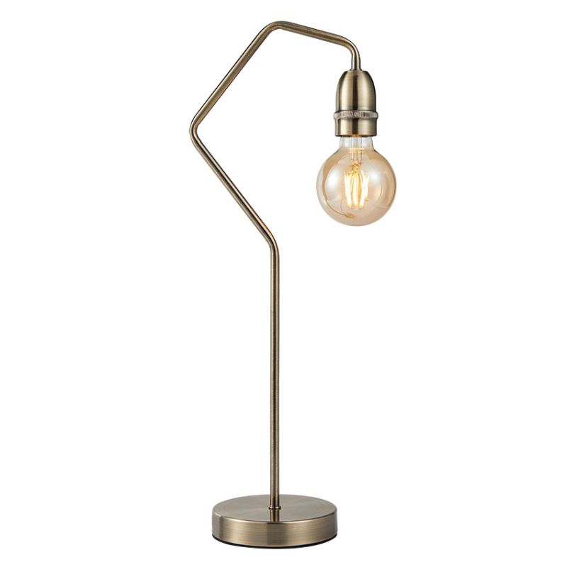 Cork Lighting-TL1966/AB - Venus - Antique Brass Table Lamp