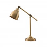 Angle - Satin Brass Desk Lamp