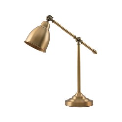 Angle - Satin Brass Desk Lamp