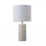 Jolan - Decorative Ceramic Table Lamp with Off-White Shade