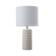 Cork Lighting-TL25043 - Jolan - Decorative Ceramic Table Lamp with Off-White Shade