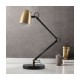 Cork Lighting-TL2644/BR - Anglepoise - Matt Black & Brass Desk Lamp