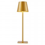 Kreo - Rechargeable Brushed Gold Table Lamp IP54 Kreo - Rechargeable Brushed Gold Table Lamp IP54