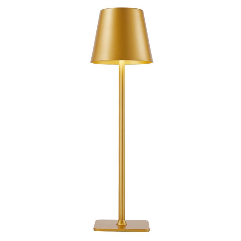 Cork Lighting-TL2821/GLD - Kreo - Rechargeable Brushed Gold Table Lamp IP54