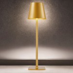 Kreo - Rechargeable Brushed Gold Table Lamp IP54 Kreo - Rechargeable Brushed Gold Table Lamp IP54