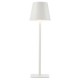 Cork Lighting-TL2821/WH - Kreo - Rechargeable White Table Lamp IP54