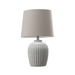 Jolan - Decorative Ceramic Table Lamp with Beige Shade