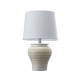 Cork Lighting-TL4709 - Jolan - Decorative Ceramic Table Lamp with White Shade