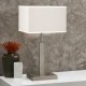 Cork Lighting-TL4794/ANT - Dunmore - Antique Brass USB Table Lamp with Oatmeal Shade