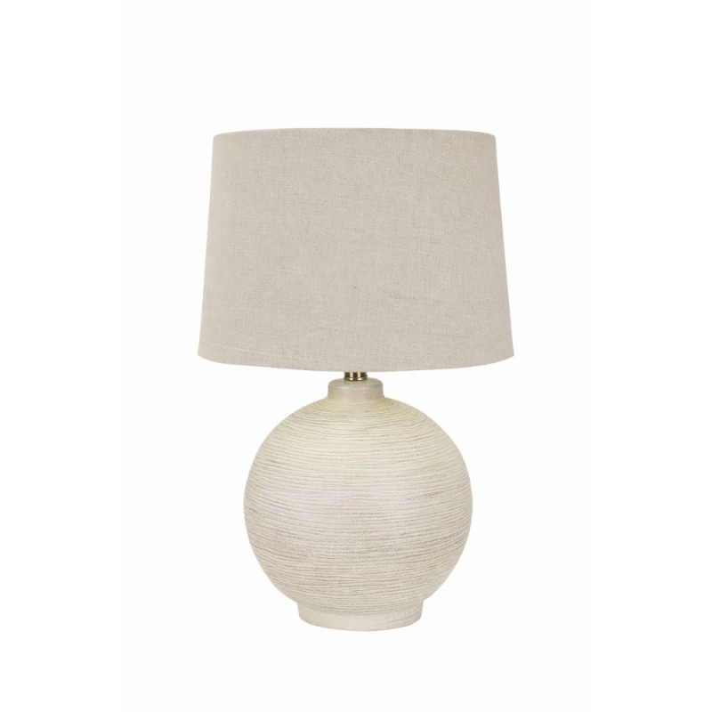 Cork Lighting-TL4897 - Jolan - Decorative Ceramic Table Lamp with Beige Shade