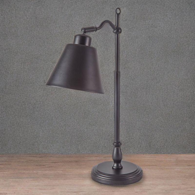 Cork Lighting-TL9180/BL - Harbour - Matt Black Desk Lamp