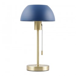 Bella - Brass Desk Lamp with Blue Shade Bella - Brass Desk Lamp with Blue Shade