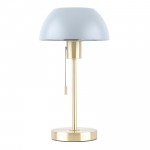 Bella - Brass Desk Lamp with Grey Shade Bella - Brass Desk Lamp with Grey Shade
