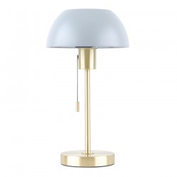 Bella - Brass Desk Lamp with Grey Shade Bella - Brass Desk Lamp with Grey Shade