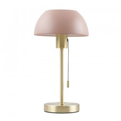 Bella - Brass Desk Lamp with Pink Shade Bella - Brass Desk Lamp with Pink Shade