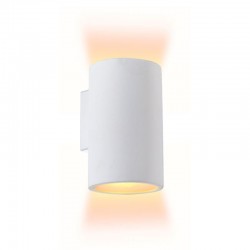 Delta - White Plaster Up & Down Wall Lamp Delta - White Plaster Up & Down Wall Lamp