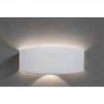 Delta - White Plaster Up & Down Wall Lamp