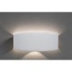 Cork Lighting-UPM235 - Delta - White Plaster Up & Down Wall Lamp